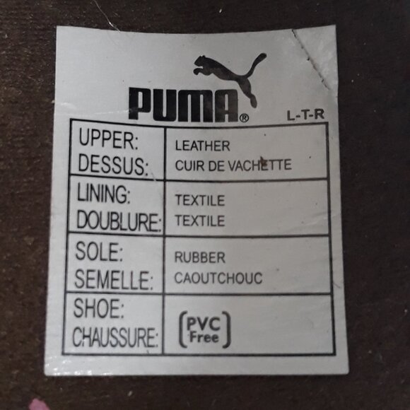 Puma Speedcat Chocolate Brown & Pink Leather Sneaker 10 Hook & Loop Closure - Picture 11 of 13
